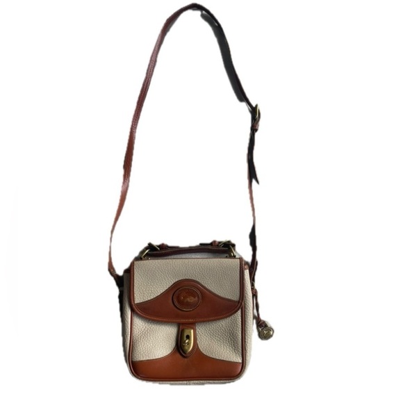 Dooney & Bourke Handbags - Vintage DOONEY & BOURKE Leather Handle Satchel Shoulder Bag Crossbody